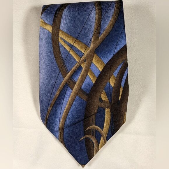 J. Garcia Collection 100% Silk Men's Necktie - Picture 1 of 4